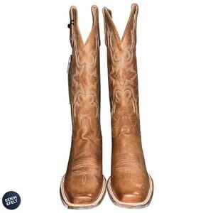 Idyllwind Relic Western/Cowgirl Boots 14” Cognac Leather Square Toe 8.5M – NEW